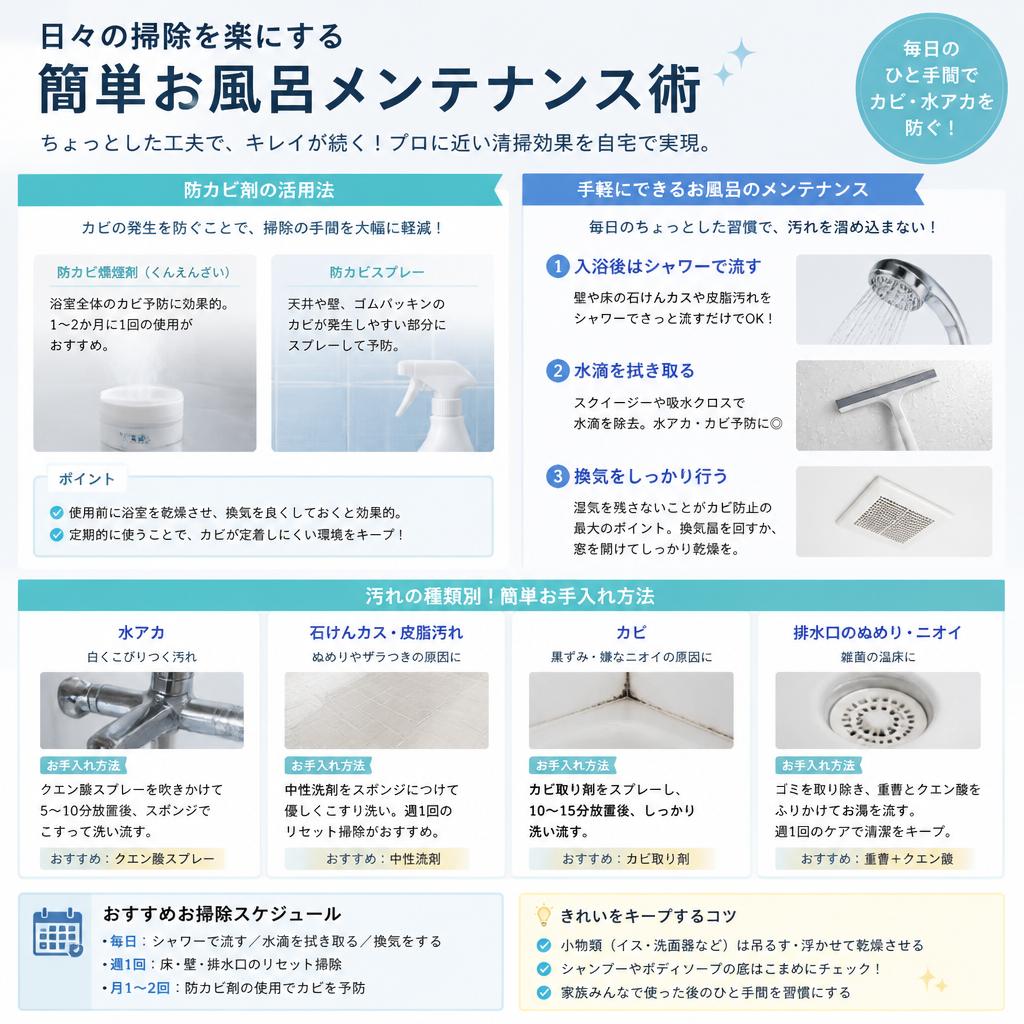 家庭でできる簡単掃除方法