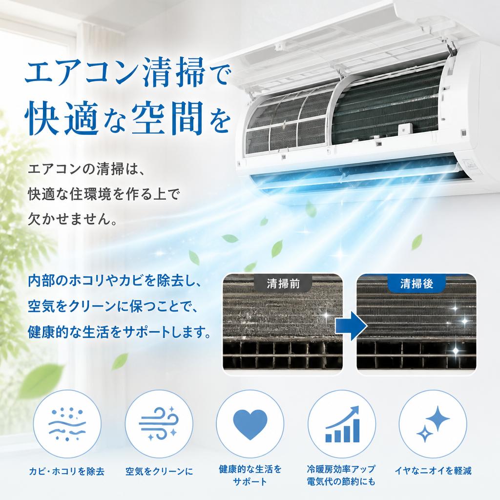 エアコン清掃とそのメリット
